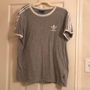 Grey adidas shirt